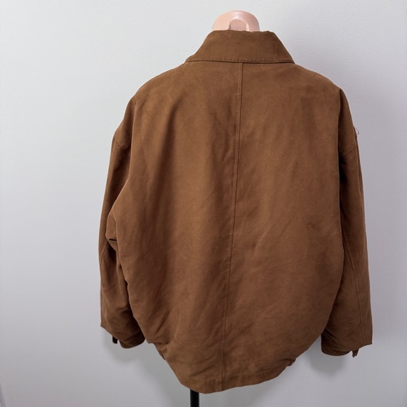 Jos. A Bank Large Men’s Coat Brown Suede Jacket - Picture 4 of 10